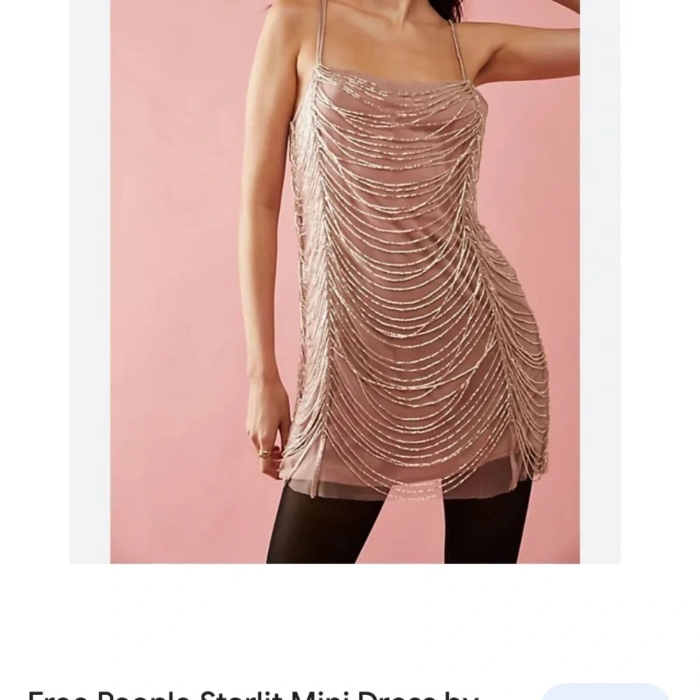 Free people starlit mini dress size small new with tags
